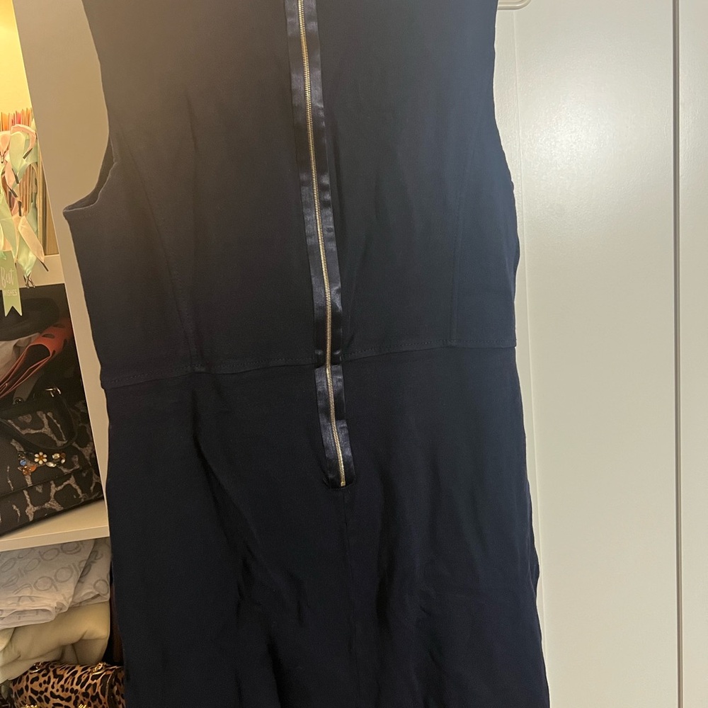 St. John Navy Blue Midi Dress - Picture 4 of 7